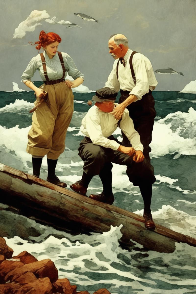 01117-1811868321-_lora_Winslow Homer Style_1_Winslow Homer Style - an artistic sea scene in Winslow Homer and Norman Rockwell style.png